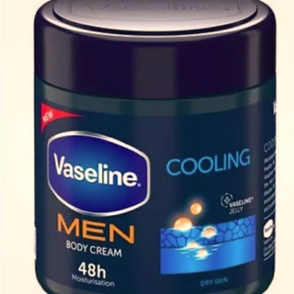 🛍️Vaseline Men Moisturizing Body Cream for Dry Skin 400ml 💥
